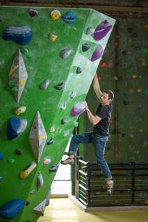 Juan climbing Juan climbing