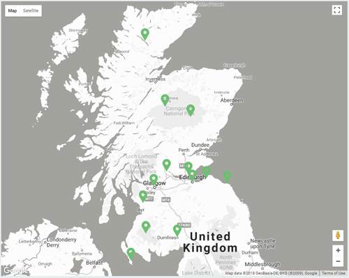 Choose DLOG location Scotland Choose DLOG location Scotland