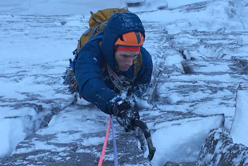Tim Neill climbing in the Cairngorms cMarkWalker Tim Neill climbing in the Cairngorms cMarkWalker