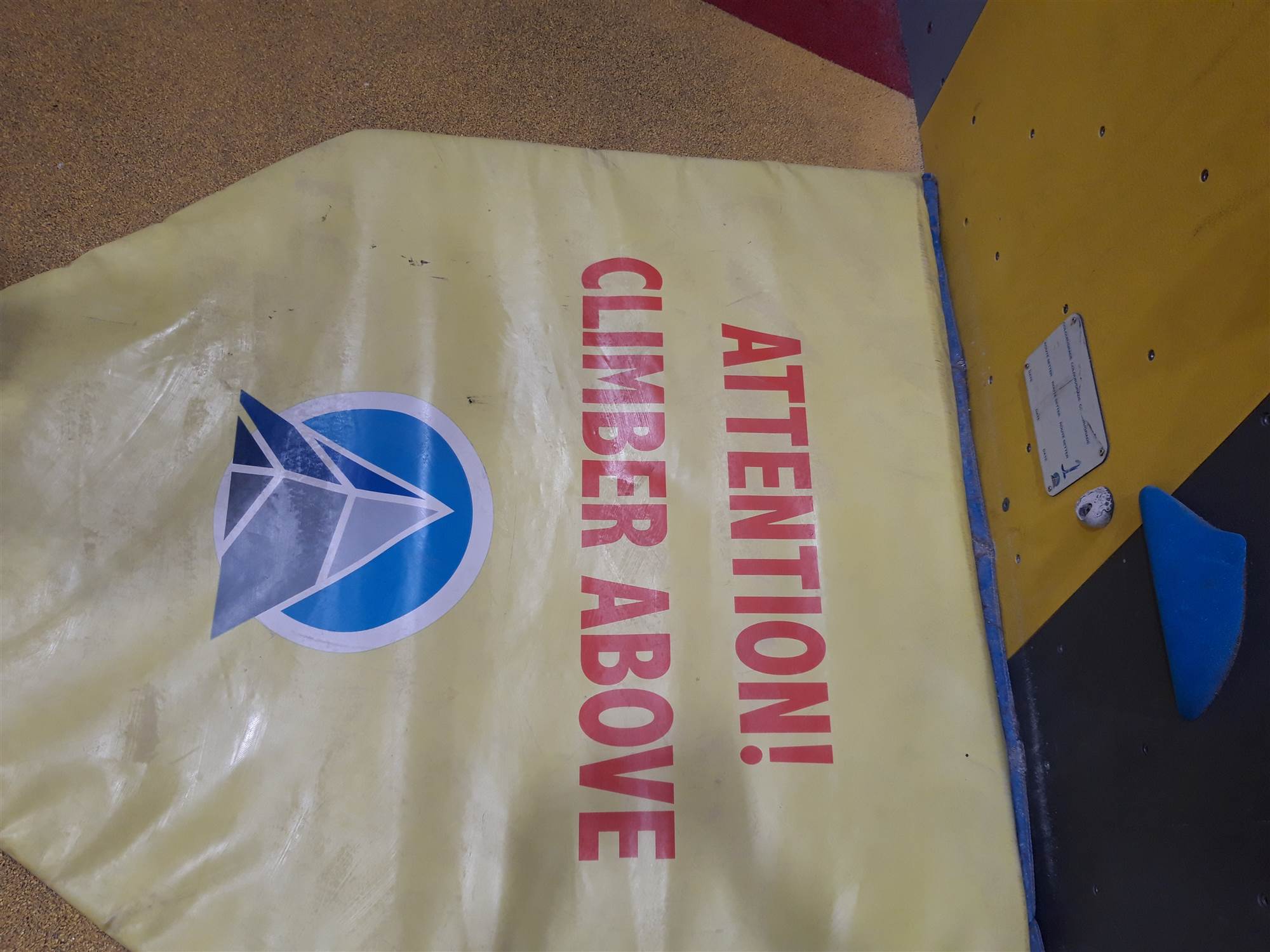 Auto Belay anti climb mat once clipped Auto Belay anti climb mat once clipped